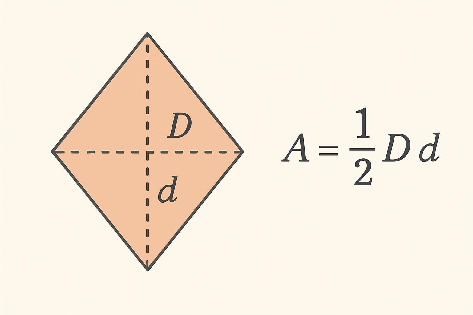 Calculadora de Área do Losango
