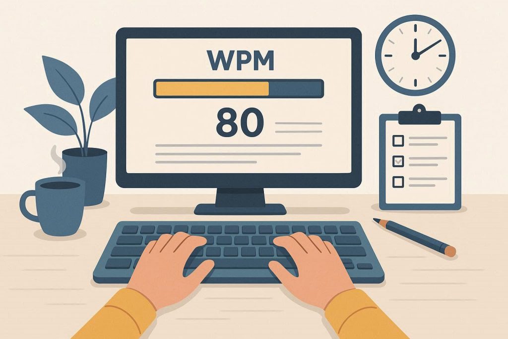 Velocidade de Digitação WPM