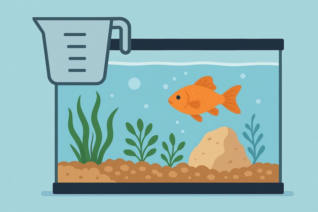 aquário litros por peixe