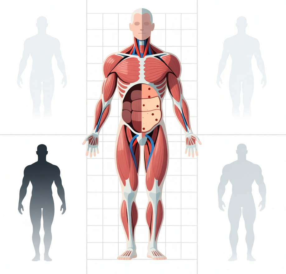 classificação do tipo físico - medidas de corpo